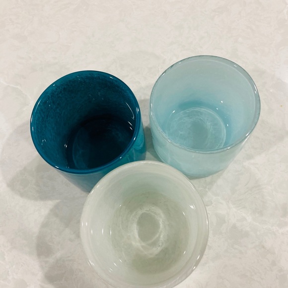 west elm glass tealight holders - 3 total - Picture 6 of 12